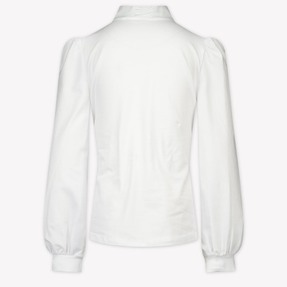 MonnaLisa Kinder Meisjes Blouse in Off White