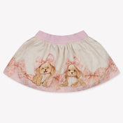 MonnaLisa Baby Meisjes Rokje in Licht Roze