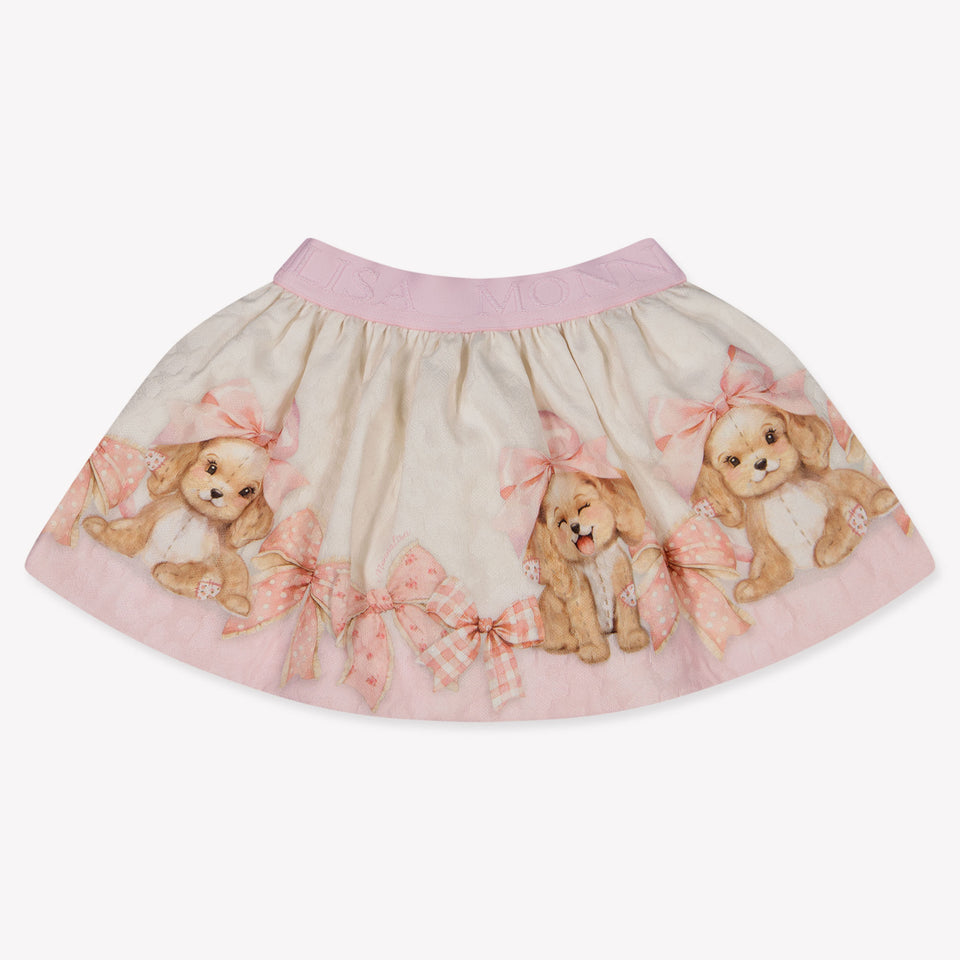 MonnaLisa Baby Meisjes Rokje in Licht Roze