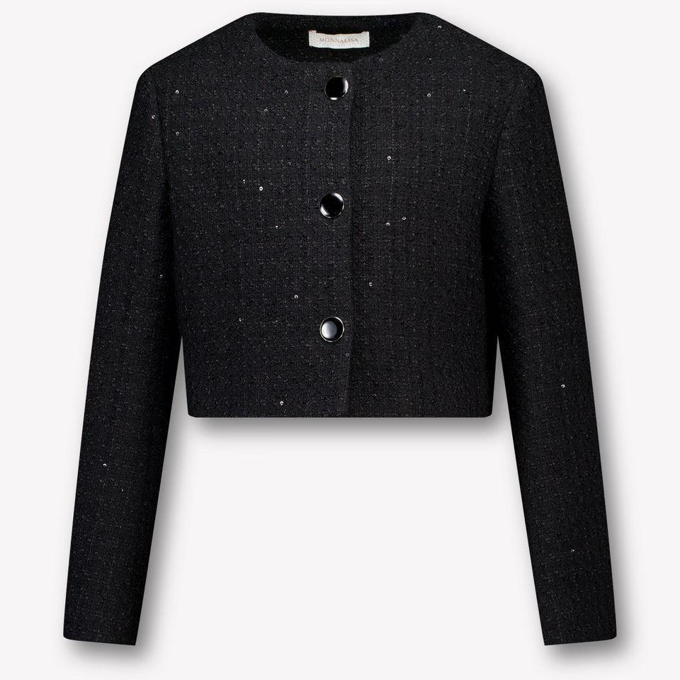 MonnaLisa Kinder Meisjes Colbert in Zwart