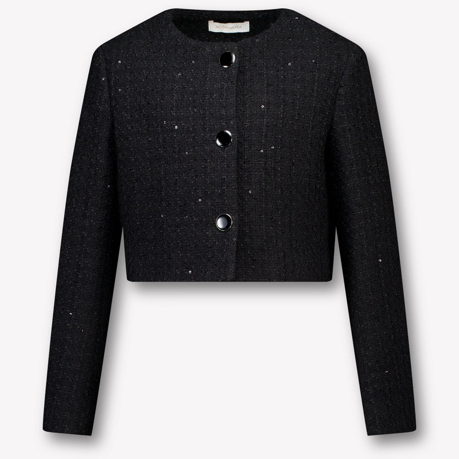 Monnalisa Kids Girls Jacket  Black