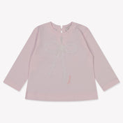 MonnaLisa Baby Meisjes T-Shirt in Licht Roze