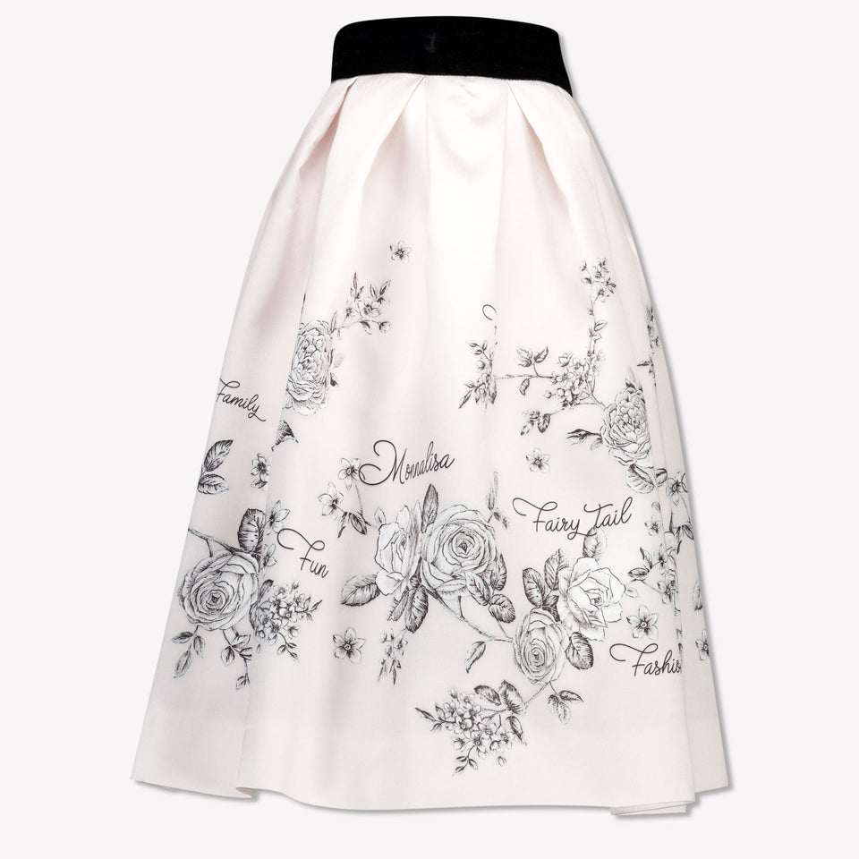 Monnalisa Kids Girls Skirt Light Pink