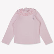 MonnaLisa Baby Meisjes T-Shirt in Licht Roze