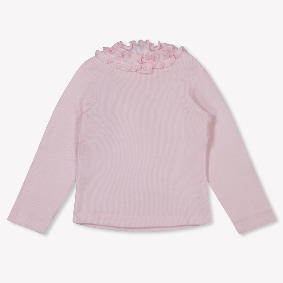 MonnaLisa Baby Meisjes T-Shirt in Licht Roze