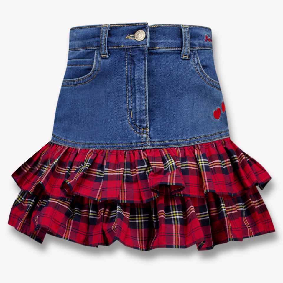 Monnalisa Kids Girls Skirt Jeans