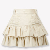 Monnalisa Kids Girls Skirt Beige