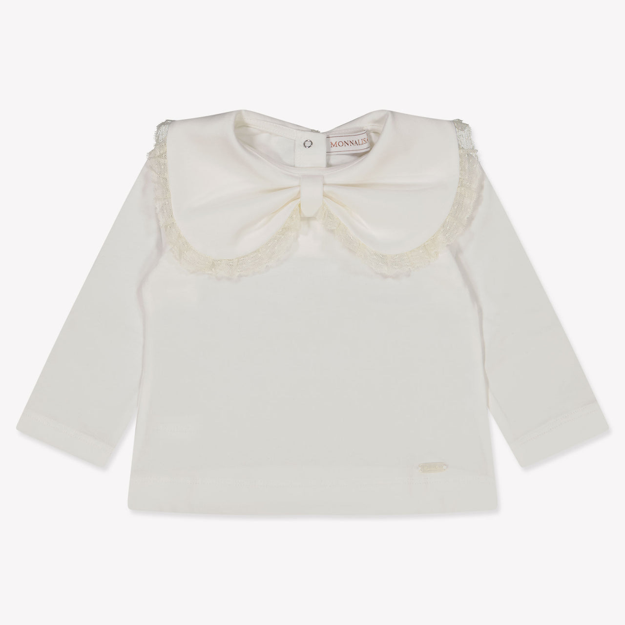 MonnaLisa Baby Meisjes T-Shirt in Off White