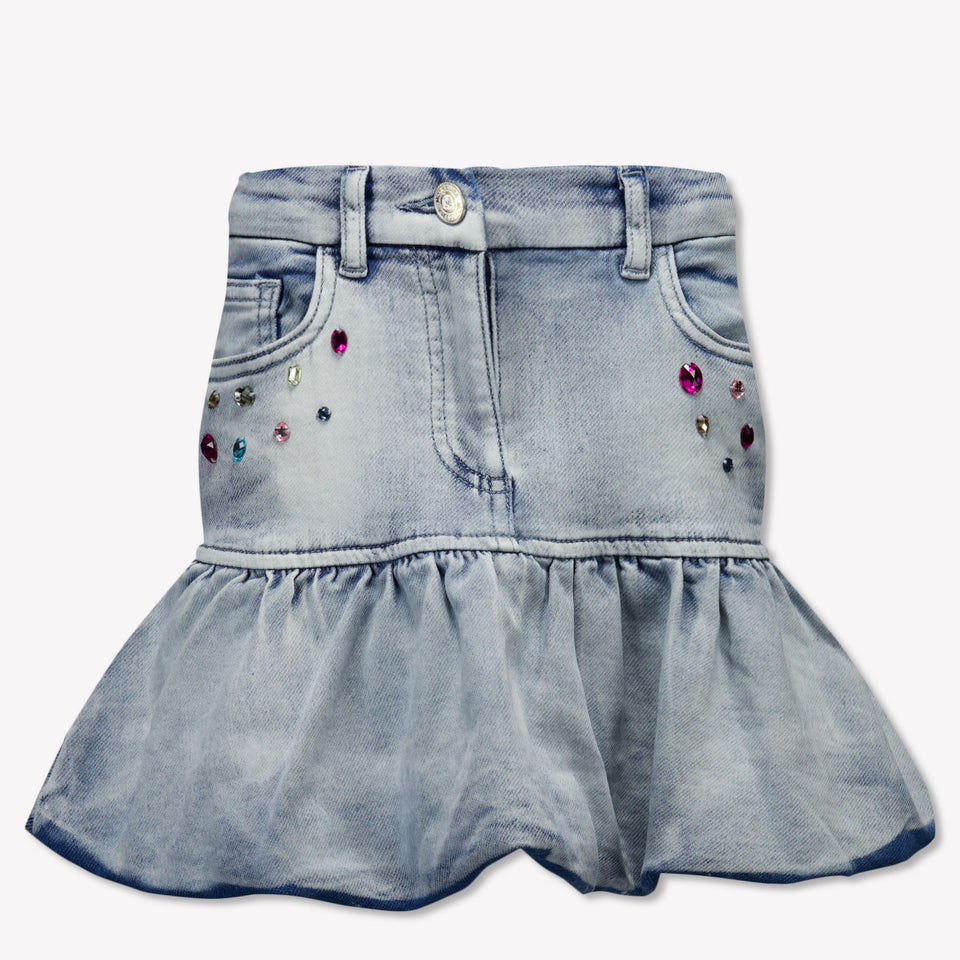 Monnalisa Kids Girls Skirt Jeans
