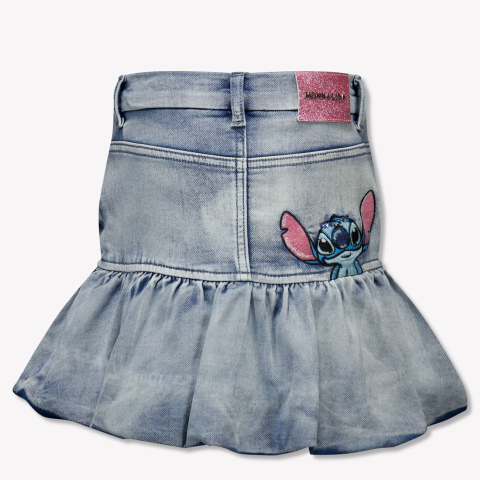 Monnalisa Kids Girls Skirt Jeans