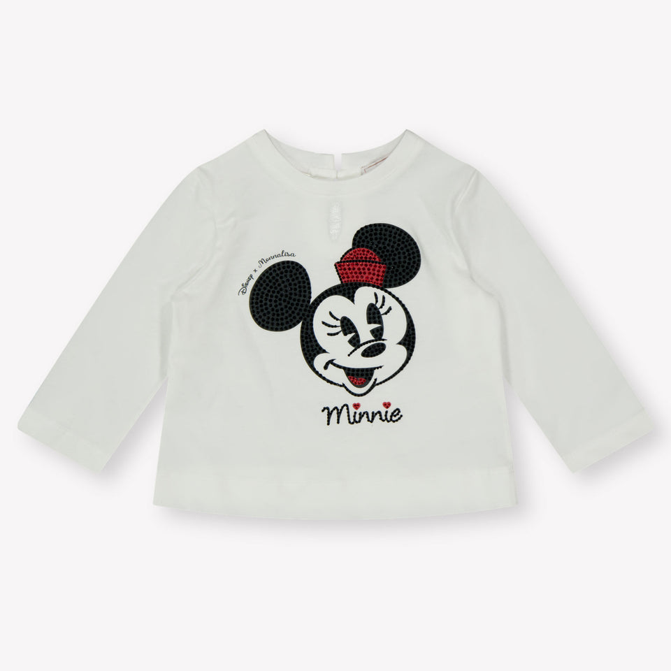 Monnalisa Baby Girls T-Shirt  Offwhite