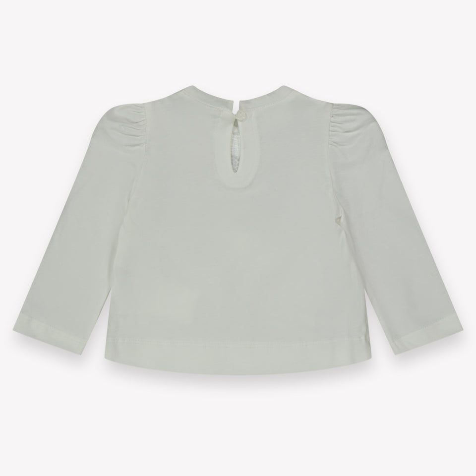 Monnalisa Baby Girls T-Shirt  Offwhite