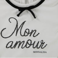 Monnalisa Kids Girls  T-Shirt Offwhite