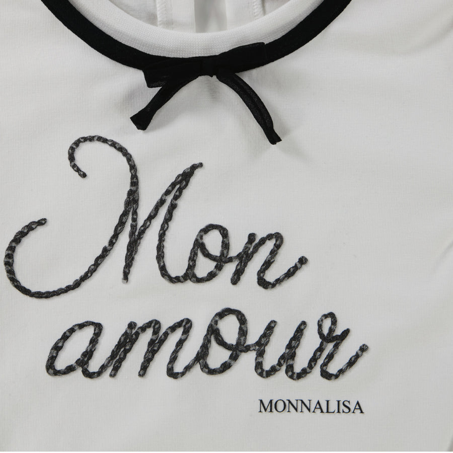 Monnalisa Kids Girls  T-Shirt Offwhite