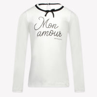 Monnalisa Kids Girls  T-Shirt Offwhite