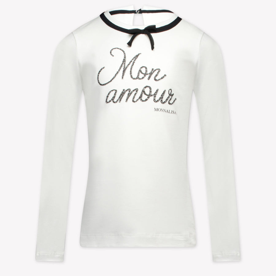 Monnalisa Kids Girls  T-Shirt Offwhite