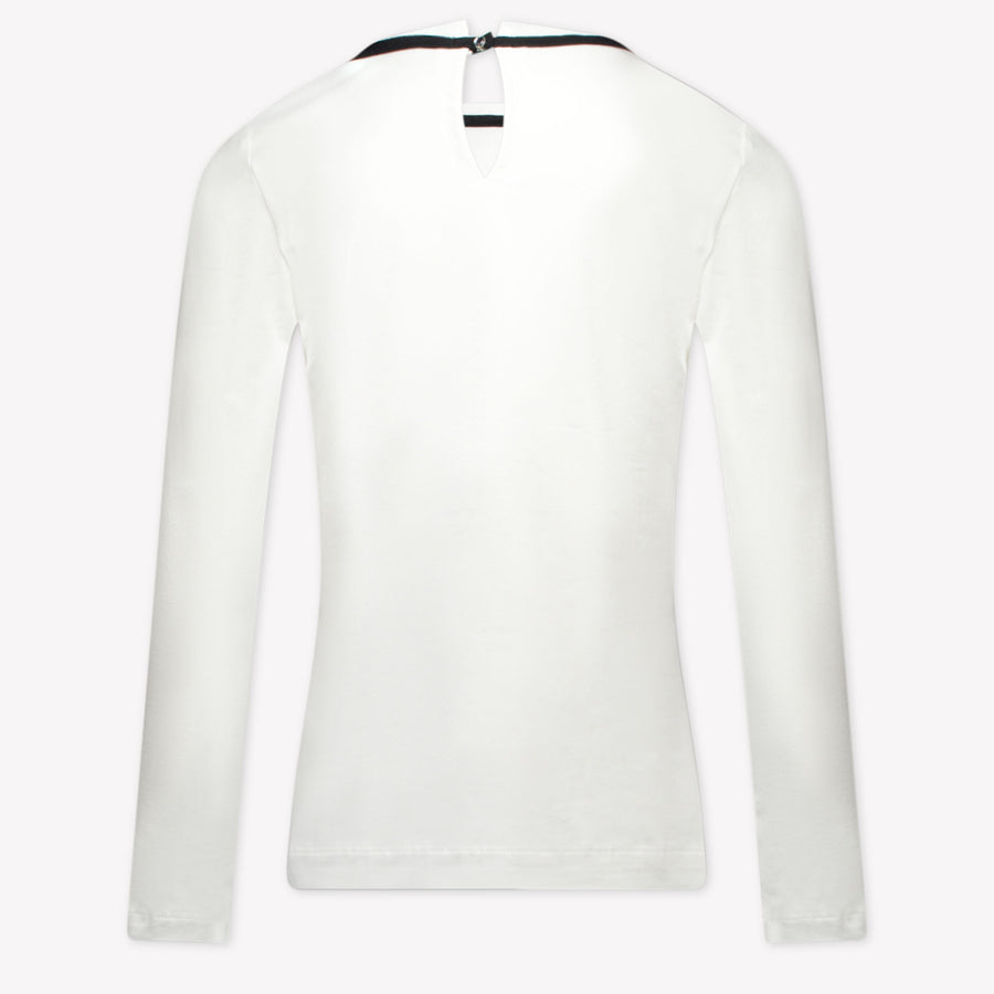 Monnalisa Kids Girls  T-Shirt Offwhite