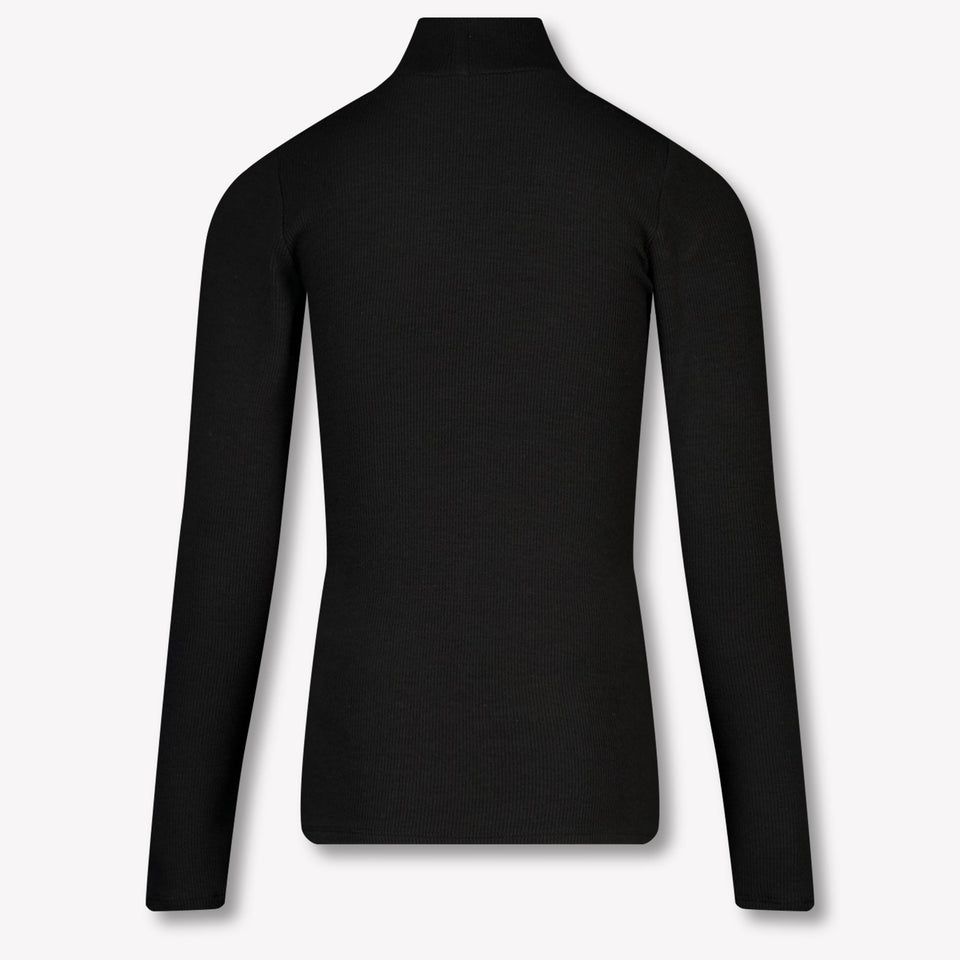 MonnaLisa Kinder Meisjes T-Shirt in Zwart