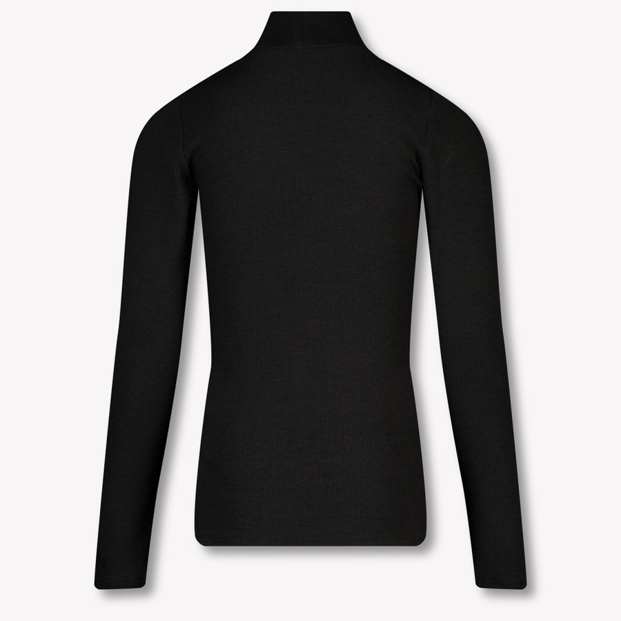 MonnaLisa Kinder Meisjes T-Shirt in Zwart