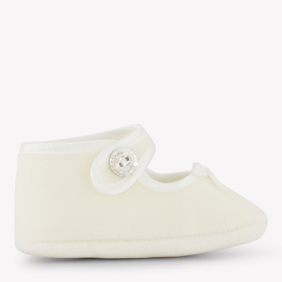 Monnalisa Baby Girls Ballera  Offwhite