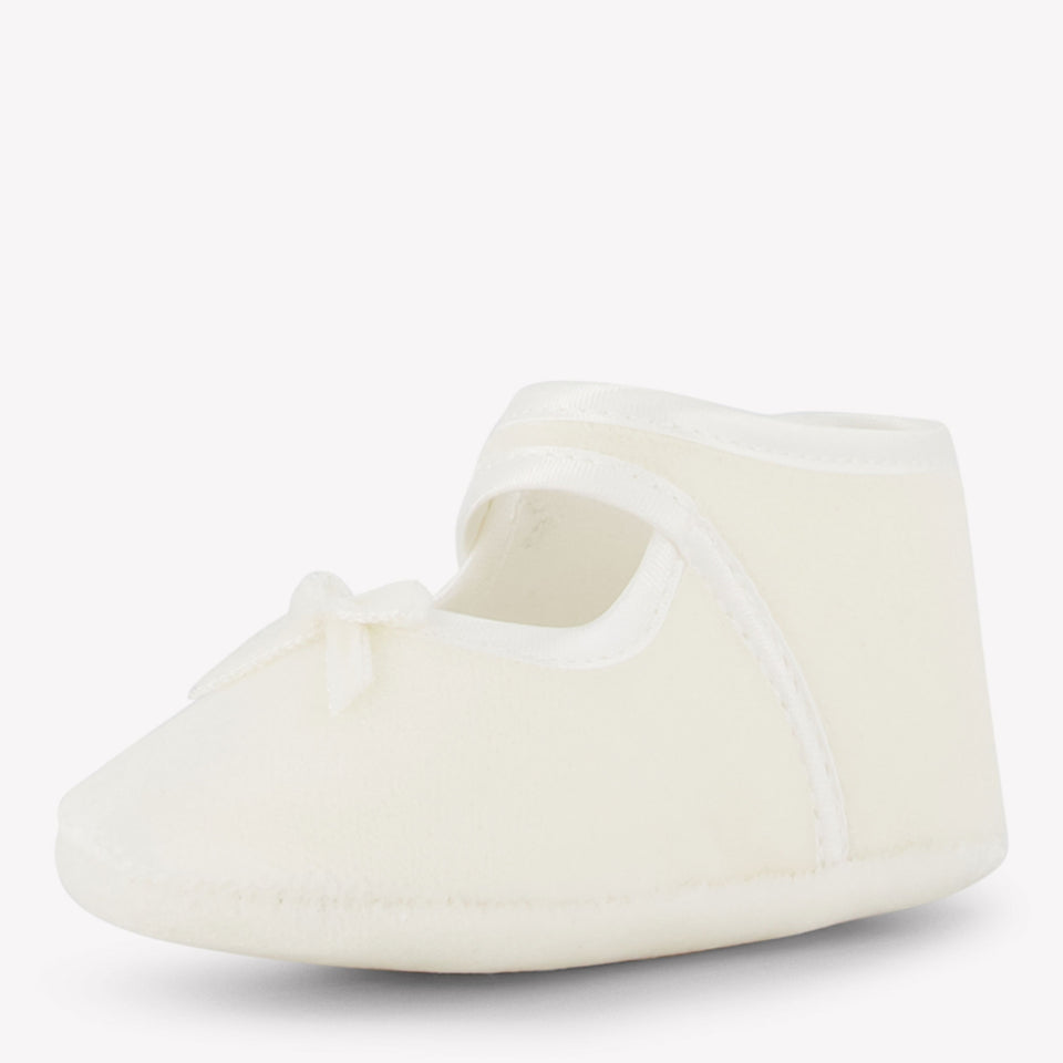 Monnalisa Baby Girls Ballera  Offwhite