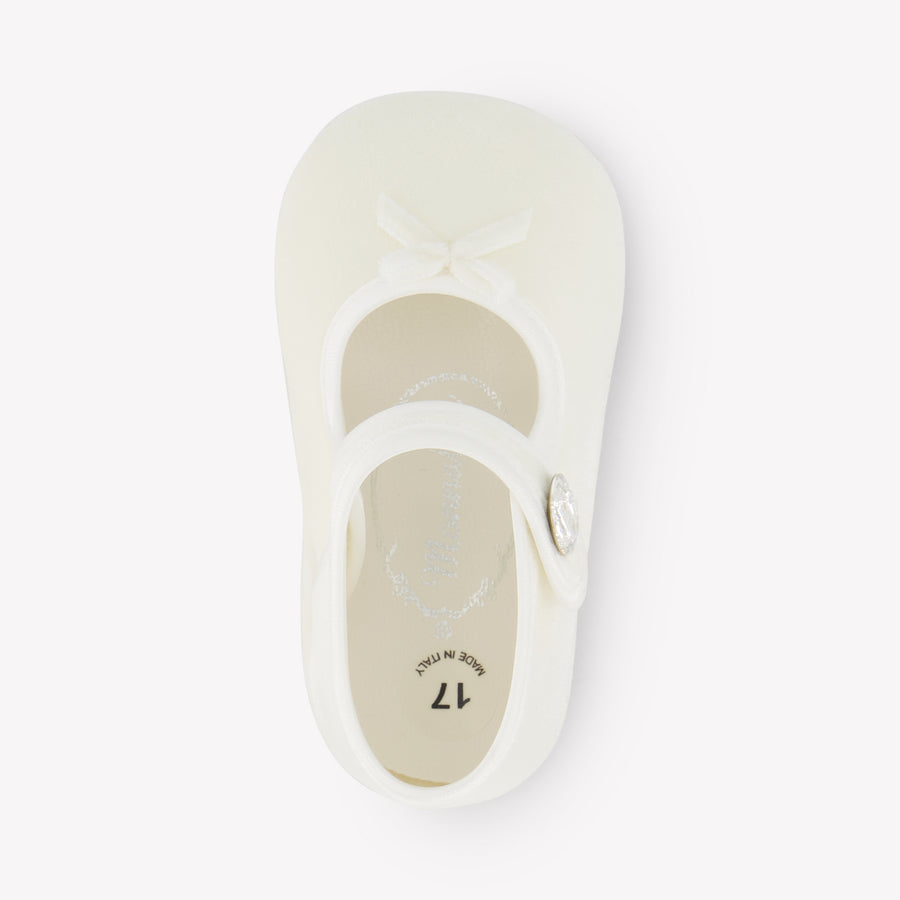 Monnalisa Baby Girls Ballera  Offwhite