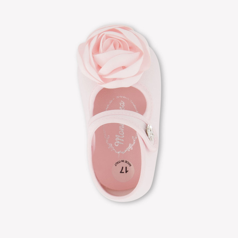 MonnaLisa Baby Meisjes Ballerina in Licht Roze