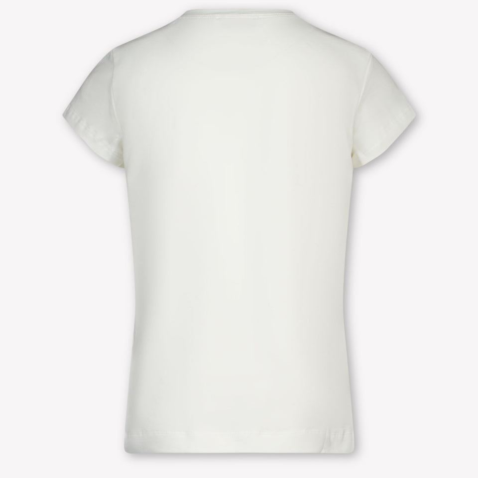 MonnaLisa Kinder Meisjes T-Shirt in Off White