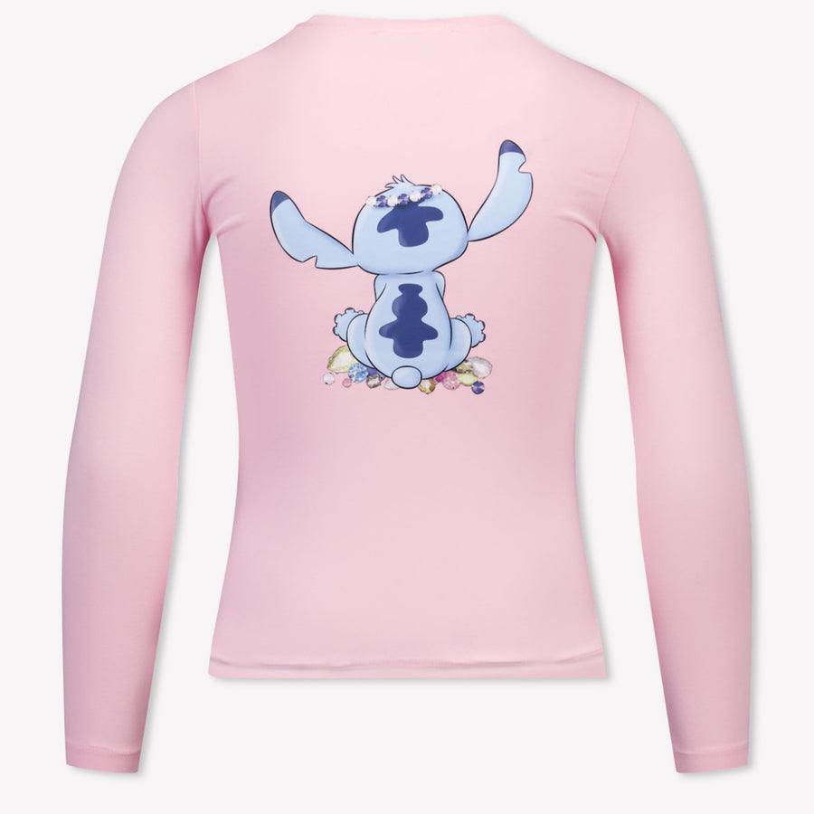 Monnalisa Kids Girls  T-Shirt Pink