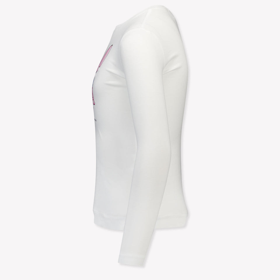 Monnalisa Kids Girls  T-Shirt Offwhite