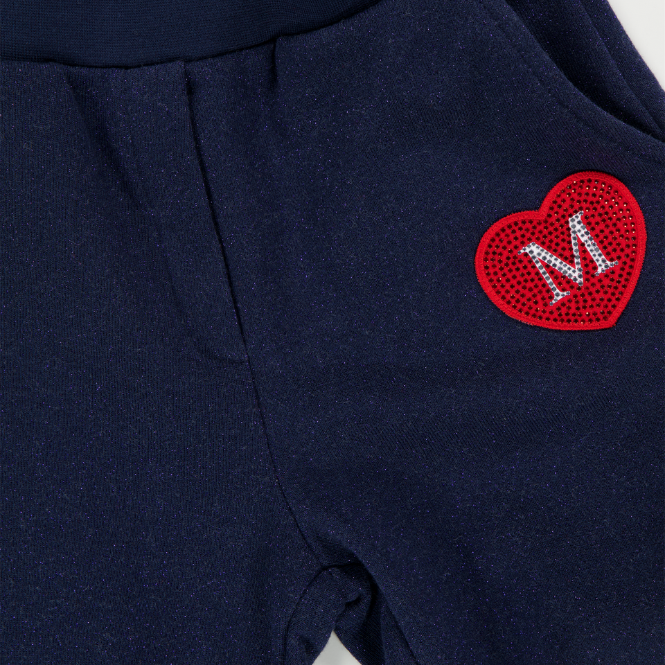 MonnaLisa Kinder Meisjes Broek in Navy