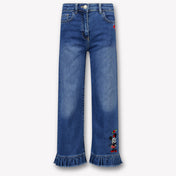 Monnalisa Kids Girls Jeans  Blue