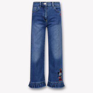 Monnalisa Kids Girls Jeans  Blue