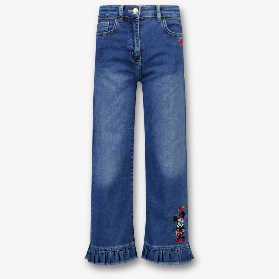 Monnalisa Kids Girls Jeans  Blue
