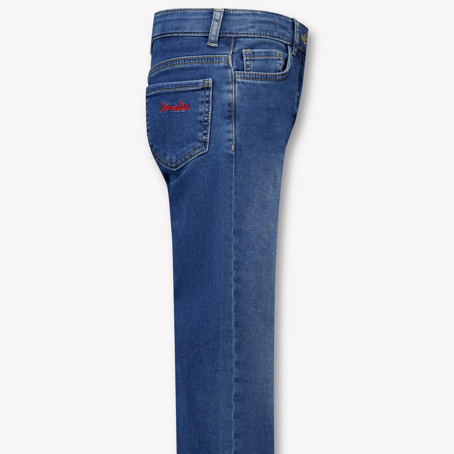 Monnalisa Kids Girls Jeans  Blue