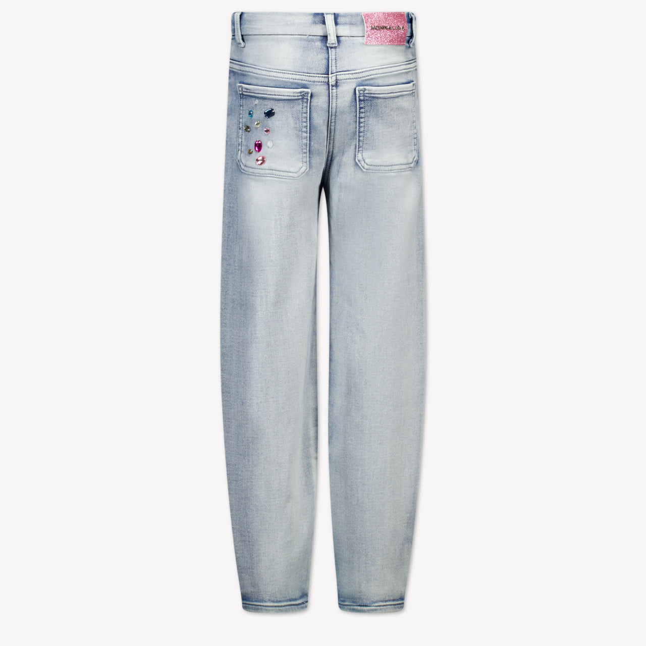 Monnalisa Kids Girls Jeans  Light Blue