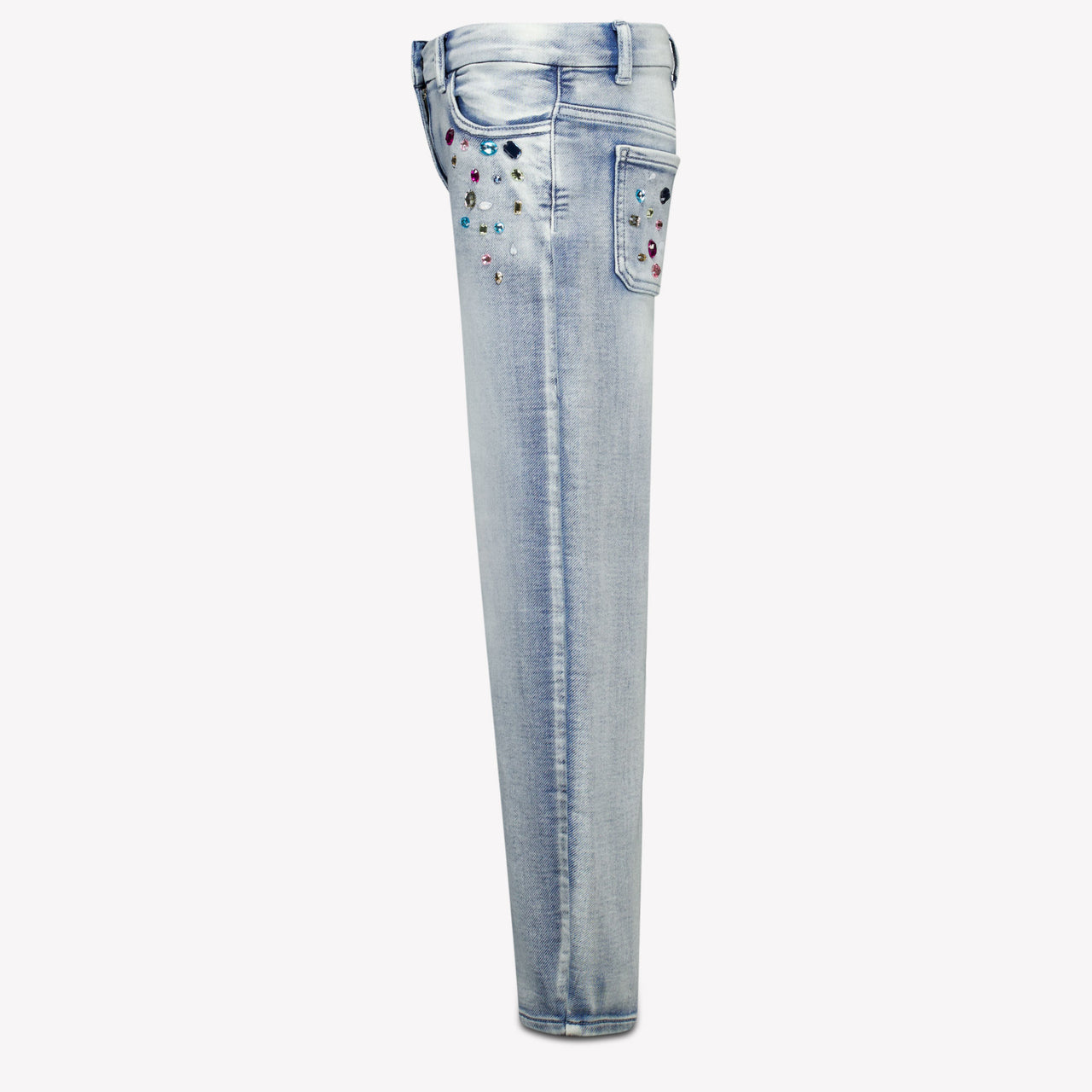 Monnalisa Kids Girls Jeans  Light Blue