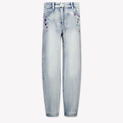 MonnaLisa Kinder Meisjes Jeans in Licht Blauw