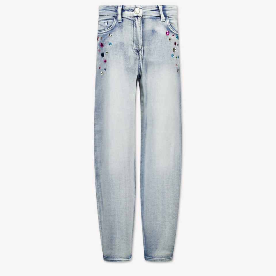 MonnaLisa Kinder Meisjes Jeans in Licht Blauw