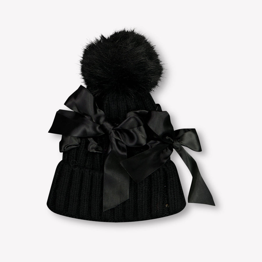 MonnaLisa Girls Beanie in Black