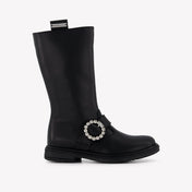 Monnalisa Girls Boots  Black