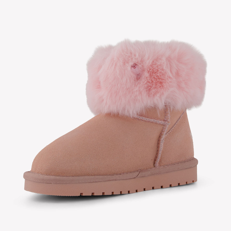 MonnaLisa Meisjes Snowboots in Licht Roze