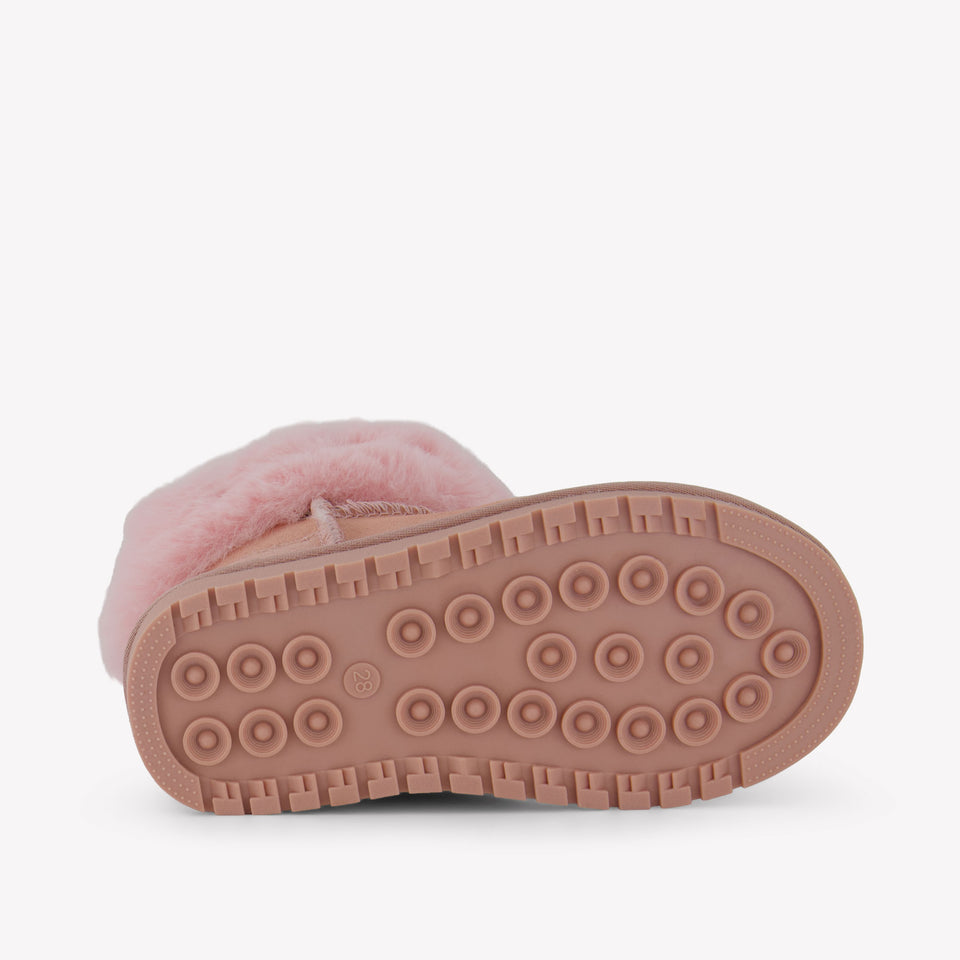 MonnaLisa Meisjes Snowboots in Licht Roze