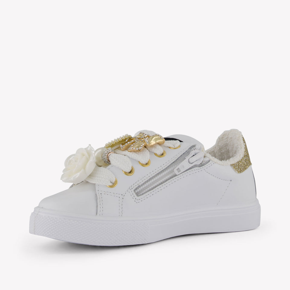 Monnalisa Girls Sneakers  White