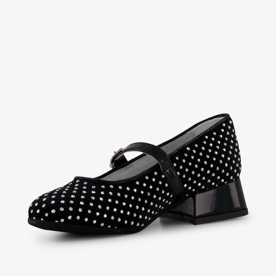 Monnalisa Girls Shoes  Black
