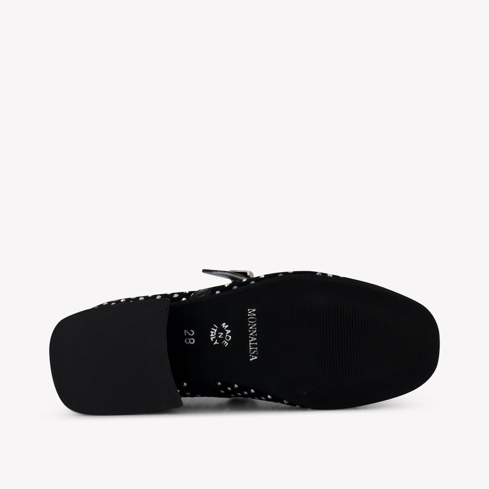 Monnalisa Girls Shoes  Black