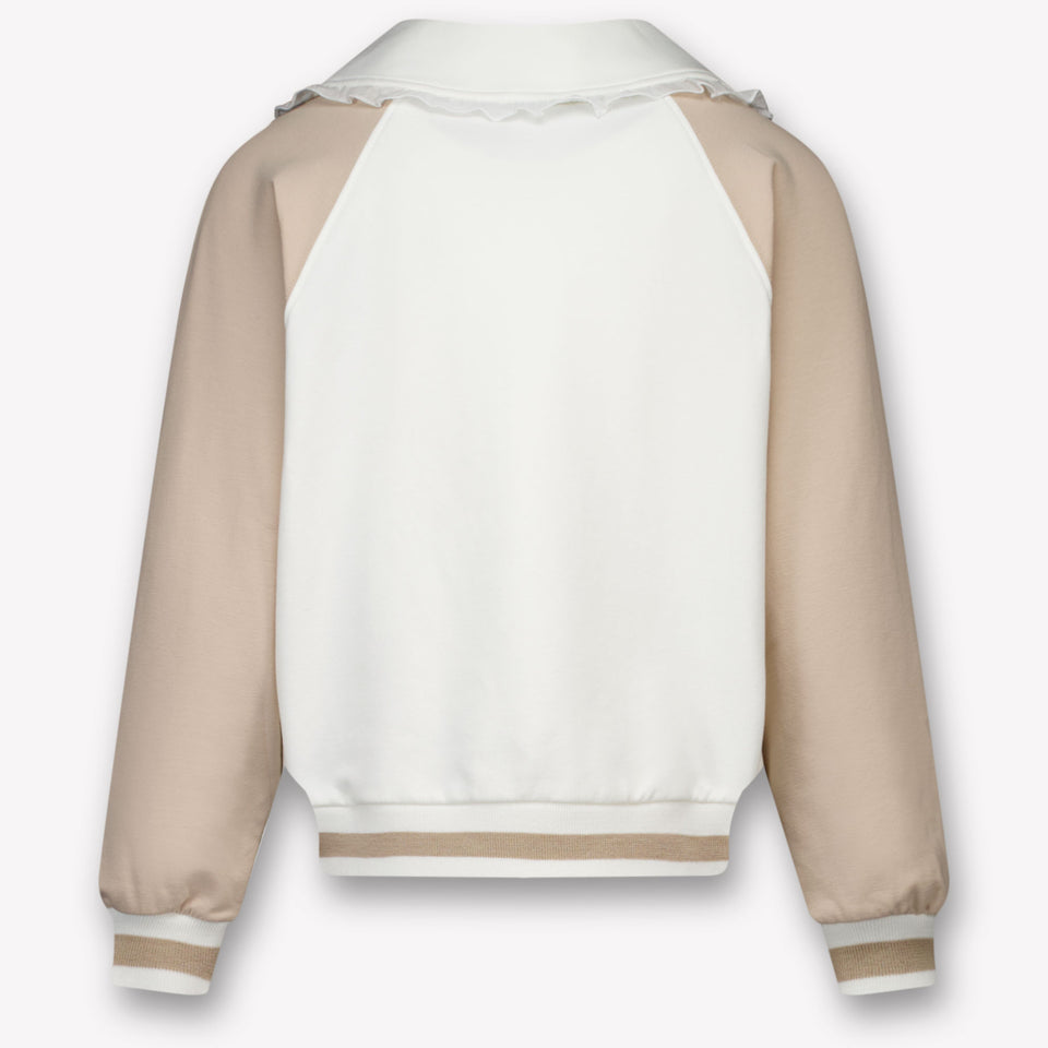 MonnaLisa Kinder Meisjes Vest in Off White