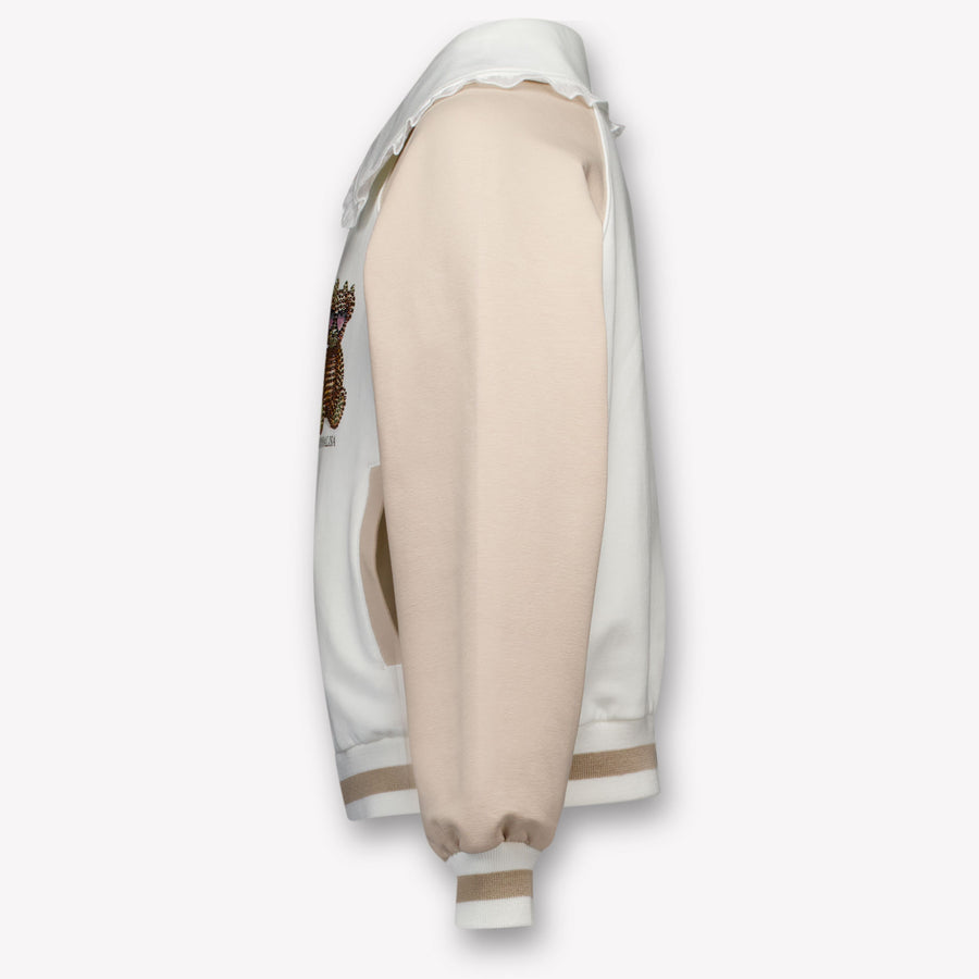 MonnaLisa Kinder Meisjes Vest in Off White