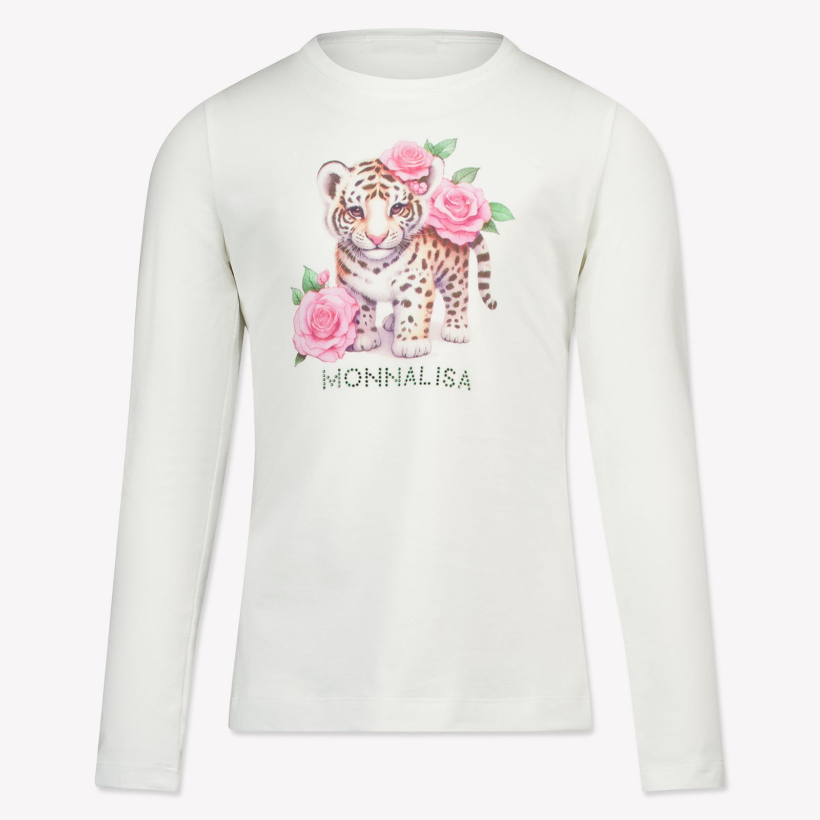MonnaLisa Kinder Meisjes T-Shirt in Off White