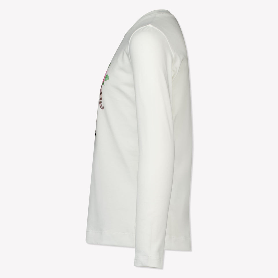 Monnalisa Kids Girls  T-Shirt Offwhite